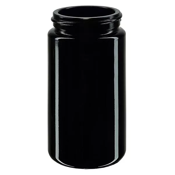 Burk med vid mynning+ violett glas 100ml, utan lock Burk med vid mynning+ violett glas 100ml, utan lock
