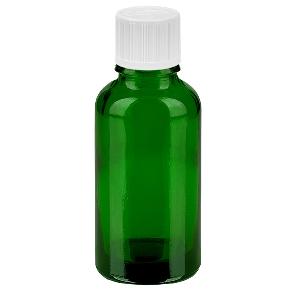 30 ml Droppflaska 1,2 mm vit Standard förslutning GreenL.UT18/30