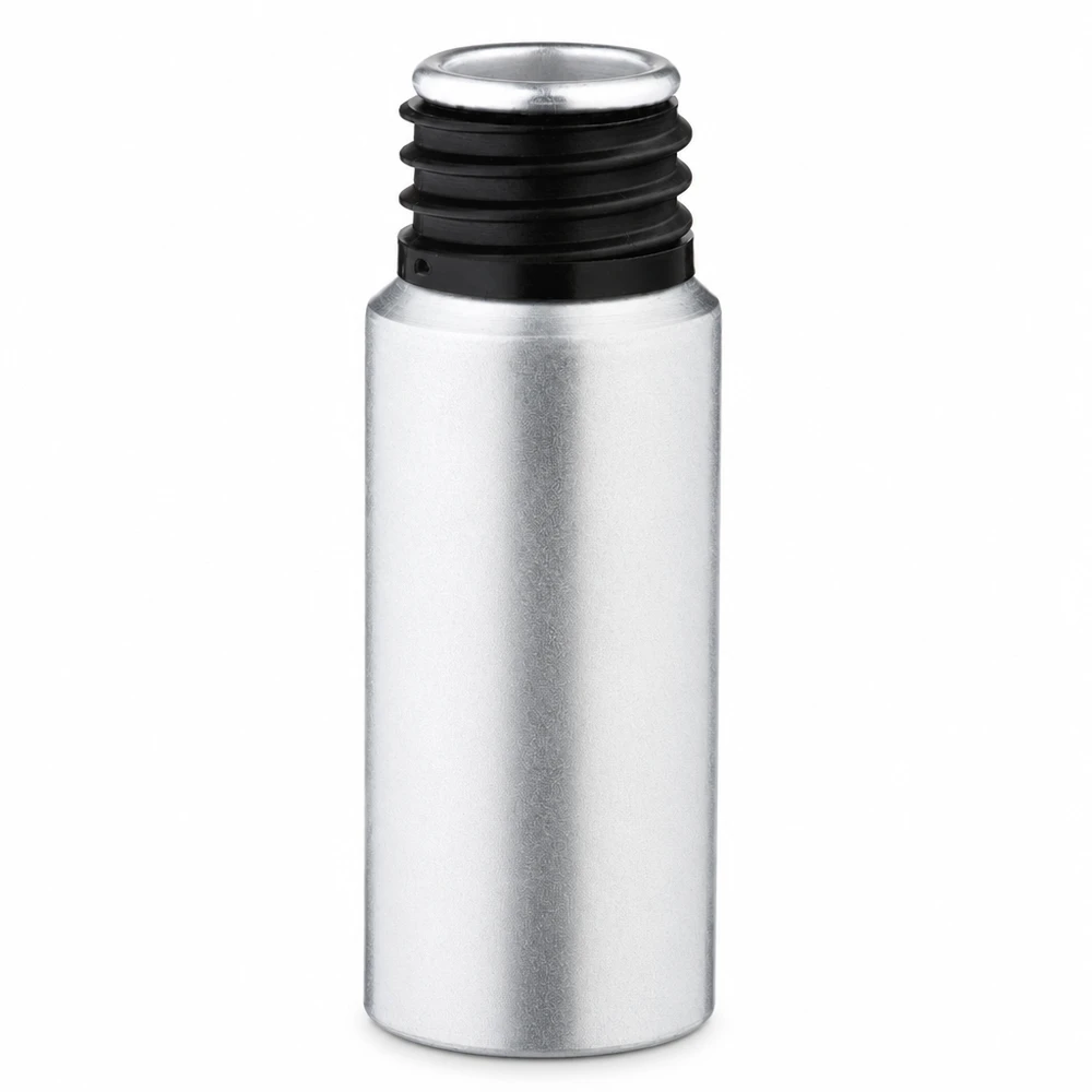 20ml flaska i betad aluminium 20 ml flaska i färgat aluminium tillverkad av högkvalitativt aluminium med svart skruvlock