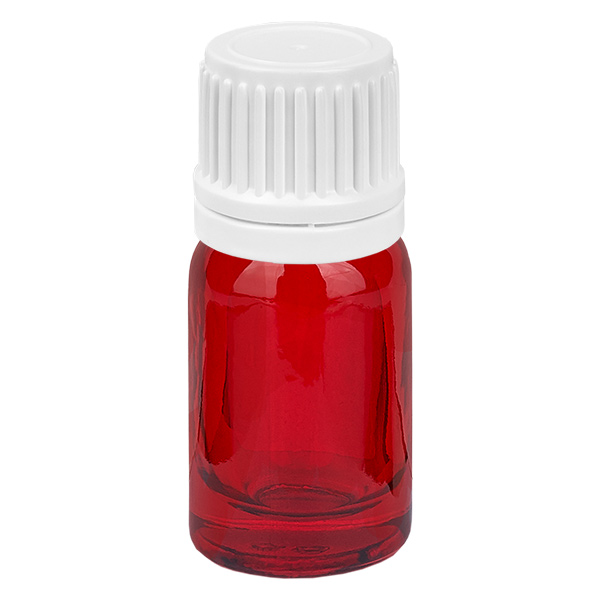 5ml Droppflaska 0.7mm vit med sabotageskydd RedLine UT18/5