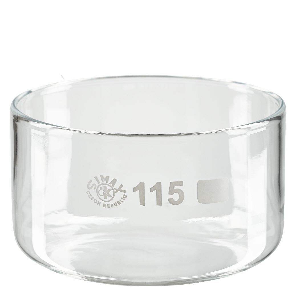 500ml kristalliseringsskål utan pip borosilikat ø115mm