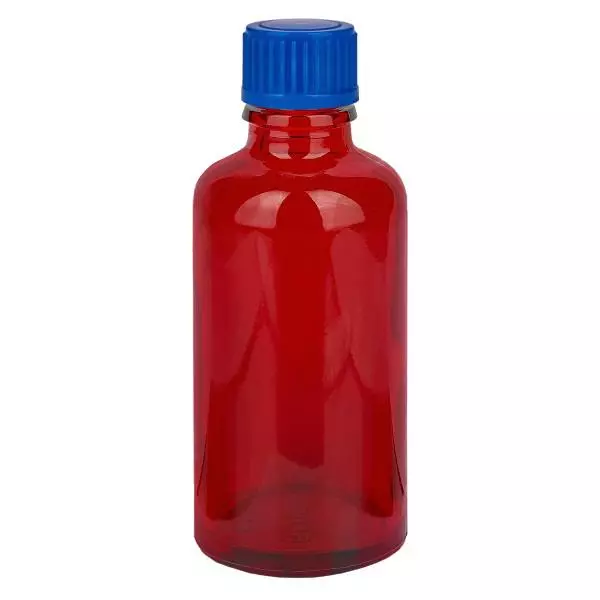 50ml flaska 11mm skruvkork blå standard RedLine UT18/50 50ml flaska 11mm skruvkork blå standard RedLine UT18/50
