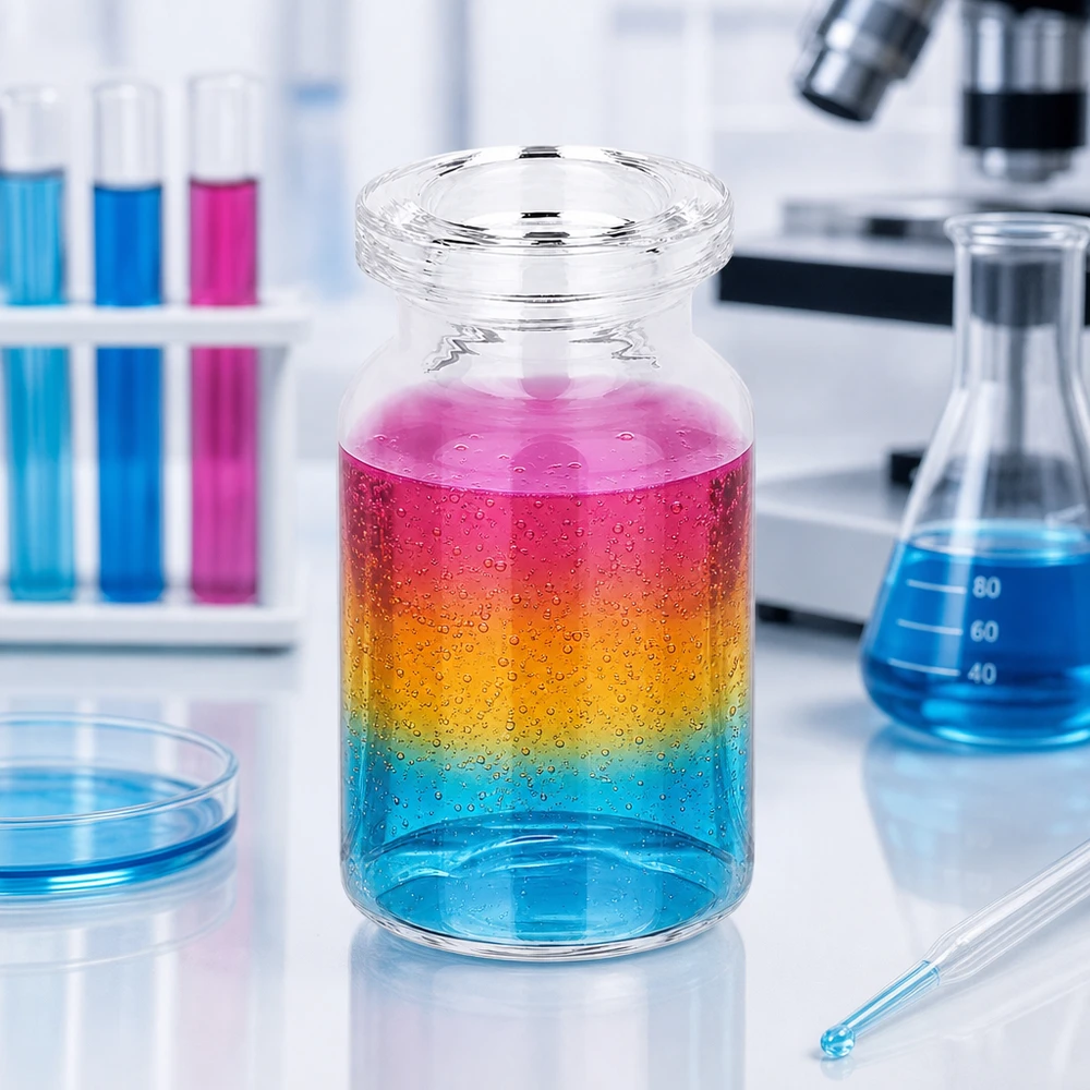 Injektionsflaska klarglas 5ml Kleines Klarglas Fläschchen 5ml Injektionsbehälter mit glatter Zylinderwandung und breitem Mündungsrand