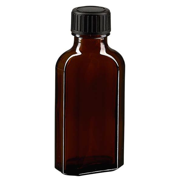 50 ml Meplat brun skruvkork med LKD-tätningsskiva 50 ml Meplat brun skruvkork med LKD-tätningsskiva