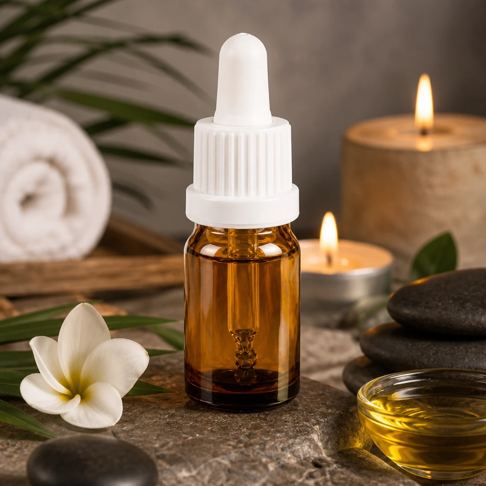 5 ml BrownLine pipettflaska med UT18/5-gänga för aromaterapitillämpningar