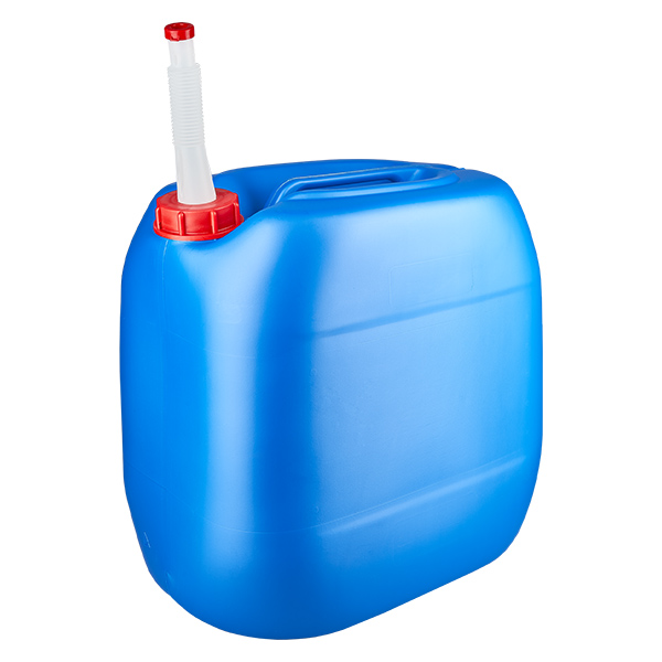 Dunk 30 liter blå med utloppsrör Flex Dunk 30 liter blå med utloppsrör Flex