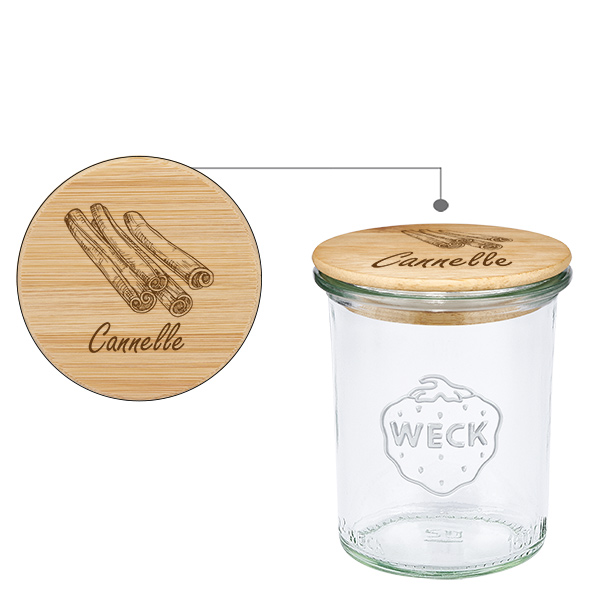 Trälock Cannelle med WECK-glas 160 ml