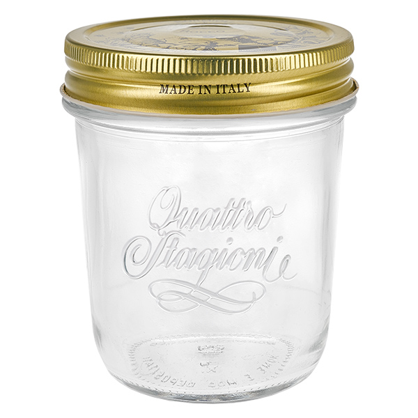 320 ml "Quattro Stagioni"-krossade glasögon med lock