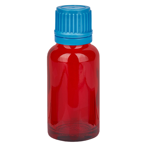 20ml flaska 11mm skruvkork blå sabotageskydd RedLine UT18/20