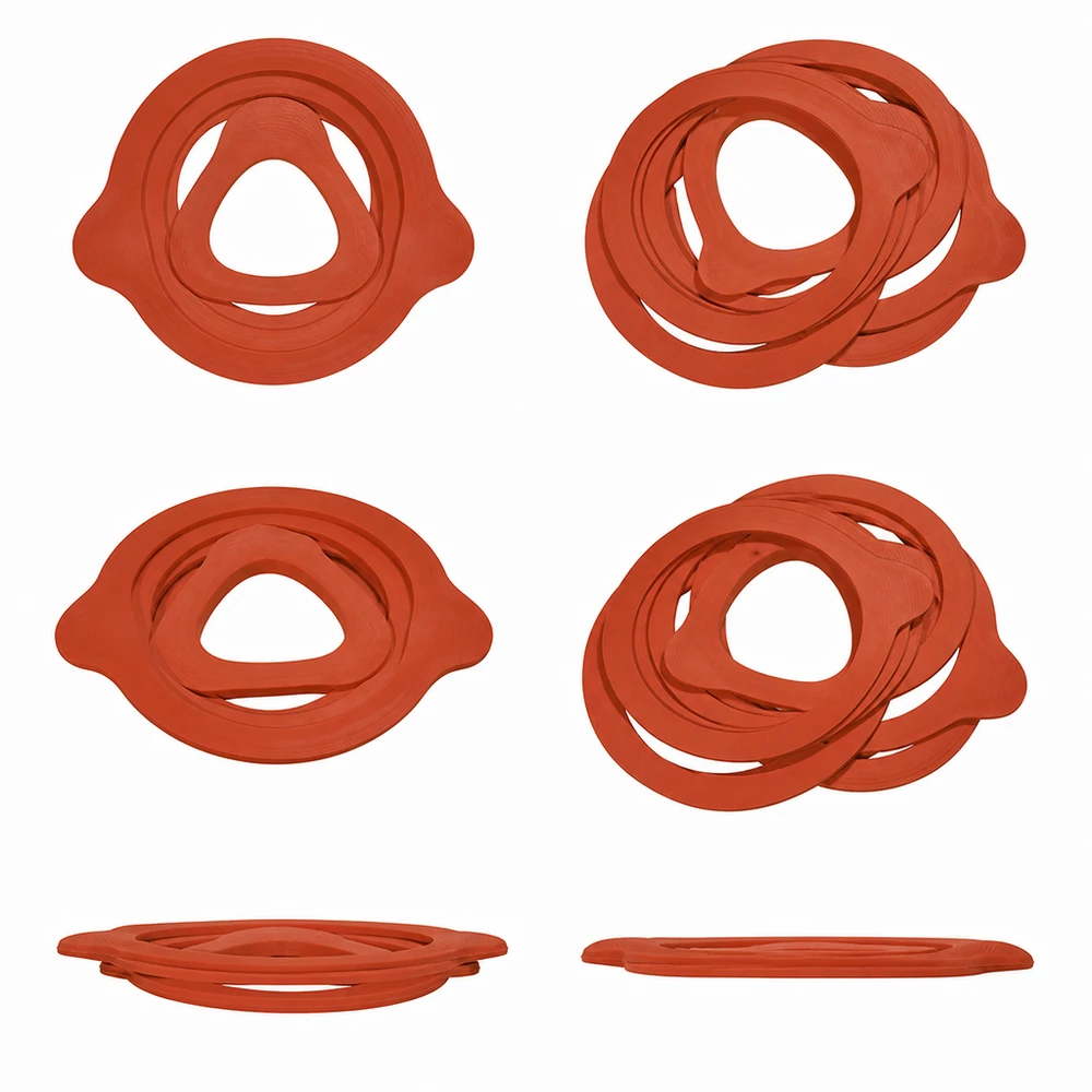 Konserveringsring naturgummi RR60 Konserveringsringar RR60 naturgummi olika vyer Gummitätningar för konserveringsburkar Konserveringsburkar från ovansidan