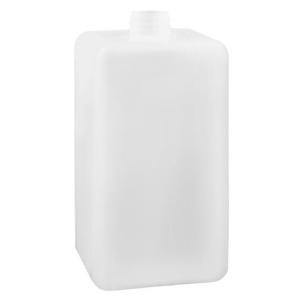 Kemikalieflaska 1500 ml, smal hals av PE-HD, naturfärg, GL 32