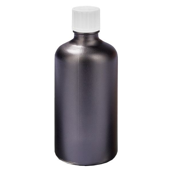 100ml Droppflaska 1,2mm vit standard förslutning BlackL. UT18/100