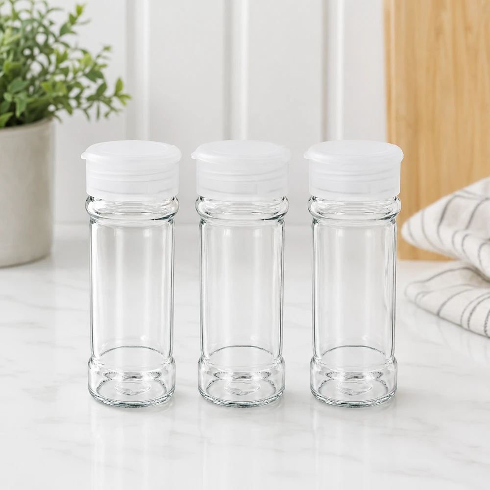 Salt-/kryddburk 100 ml med ströare, vit Salt-/kryddburk 100 ml med ströare, vit