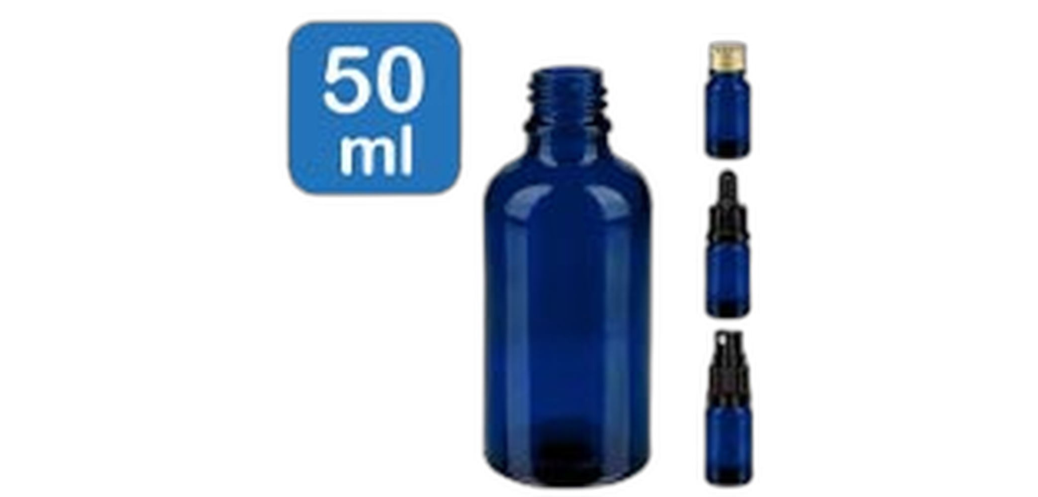 Apoteksflaskor BlueLine 50 ml UT18