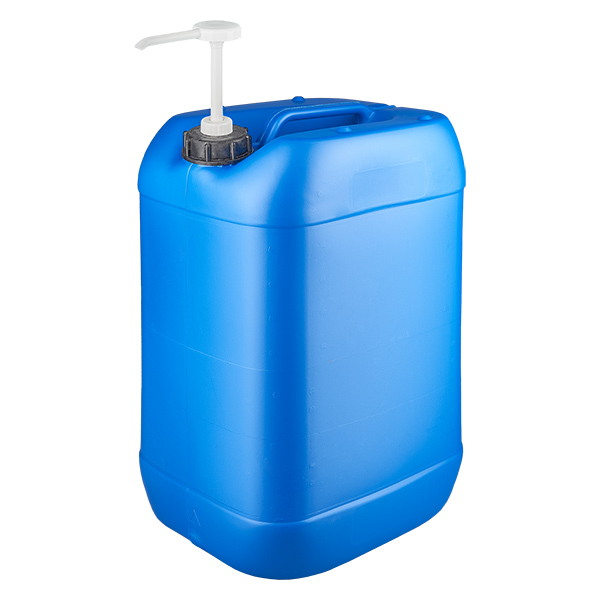 Dunk 25 liter blå med doseringspump Dunk 25 liter blå med doseringspump
