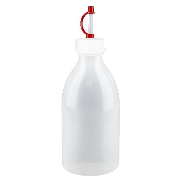 250 ml droppflaska, laboratorieflaska med smal hals 250 ml droppflaska, laboratorieflaska med smal hals