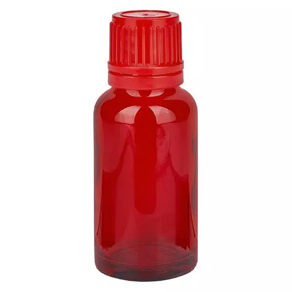 20ml flaska 11mm skruvkork röd sabotagesäker kapsyl RedLine UT18/20 20ml flaska 11mm skruvkork röd sabotagesäker kapsyl RedLine UT18/20