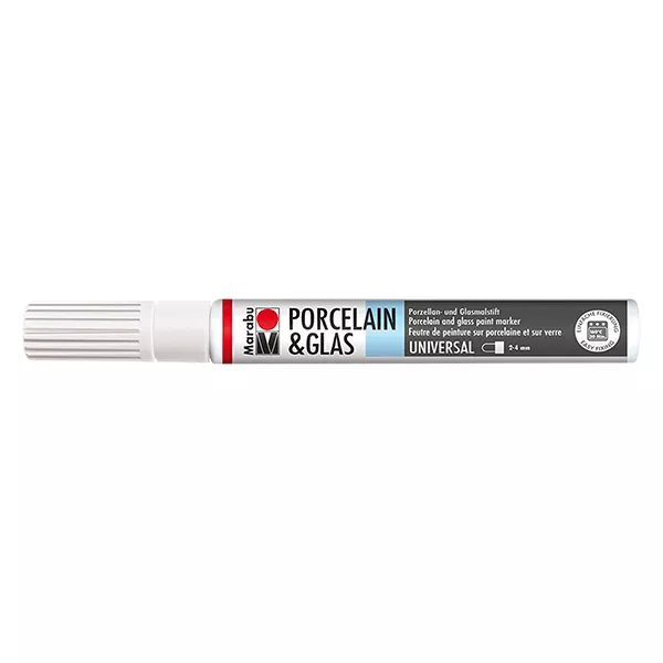 Vit färgkrita 2-4mm för glas/porslin Vit färgkrita 2-4mm för glas/porslin