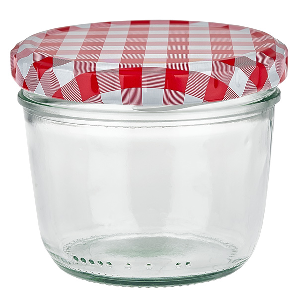 230ml Krossade glasögon + BasicSeal-lock röd/vit UNiTWIST