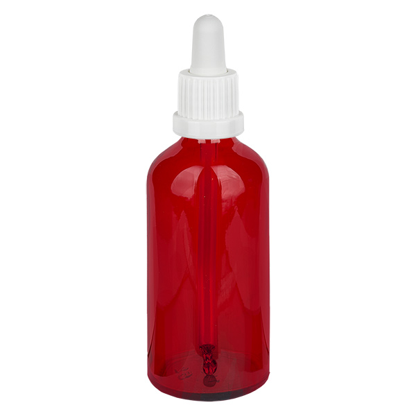 100 ml pipettflaska vit med säkerhetsförslutning RedLine UT18/100