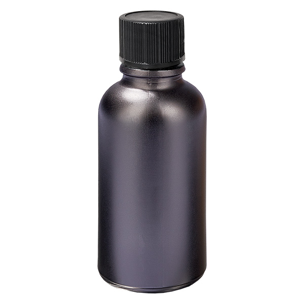 30ml Droppflaska 1mm svart standardlock BlackLine UT18/30