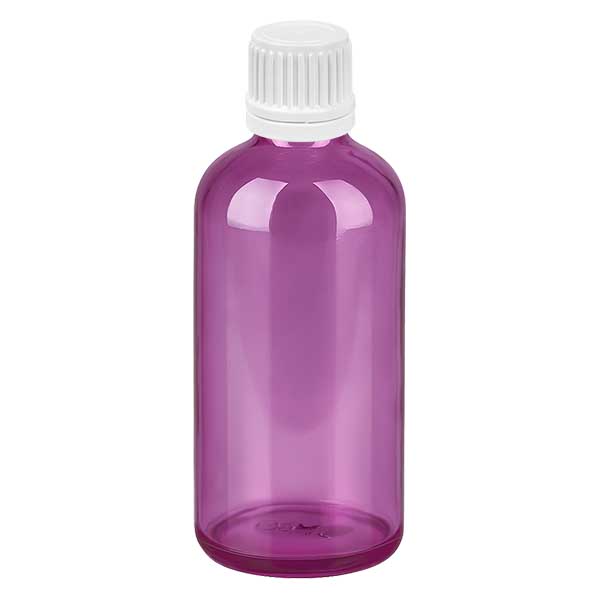 100ml flaska 11mm skruvkork vit Originality skruvkork PurpleLine UT18/100