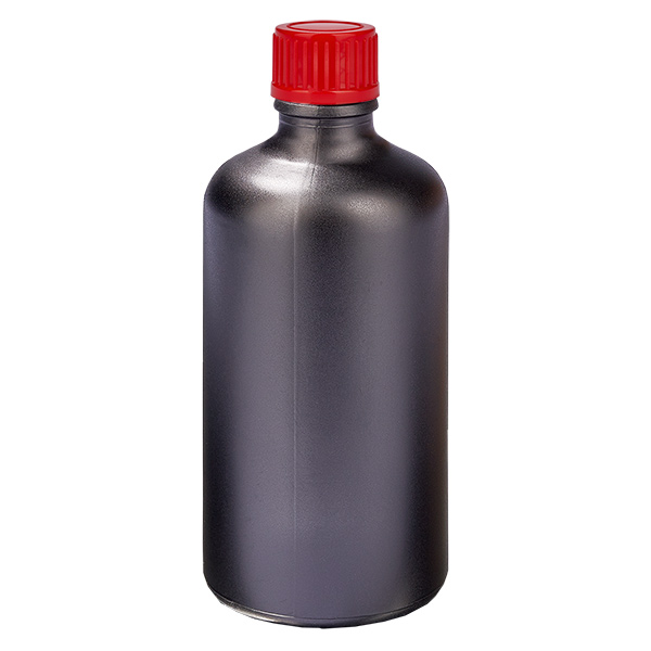100ml flaska 11mm skruvkork röd standard BlackLine UT18/100 100ml flaska 11mm skruvkork röd standard BlackLine UT18/100