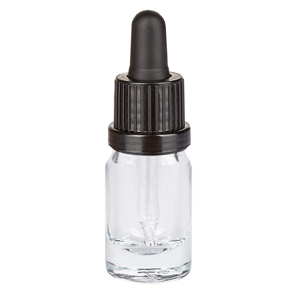 5 ml pipettflaska svart med säkerhetslock ClearLine UT18/5 5 ml pipettflaska svart med säkerhetslock ClearLine UT18/5