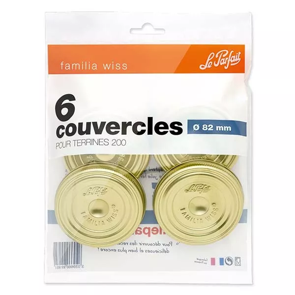 Le Parfait® Familia Wiss 6 lock Ø82 mm Le Parfait® Familia Wiss 6 lock Ø82 mm