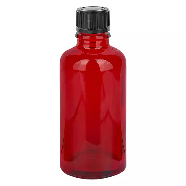50ml flaska 11mm skruvkork svart standard RedLine UT18/50 50ml flaska 11mm skruvkork svart standard RedLine UT18/50