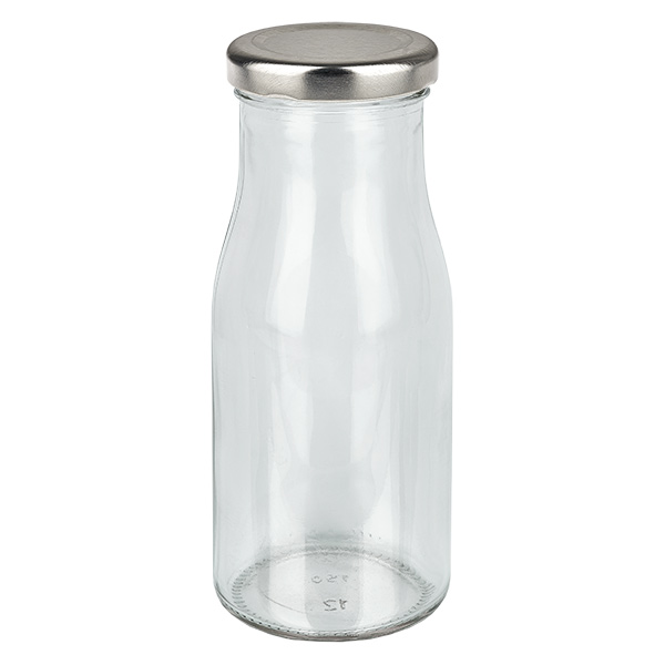 150 ml flaska med BasicSeal-lock, silver UNiTWIST