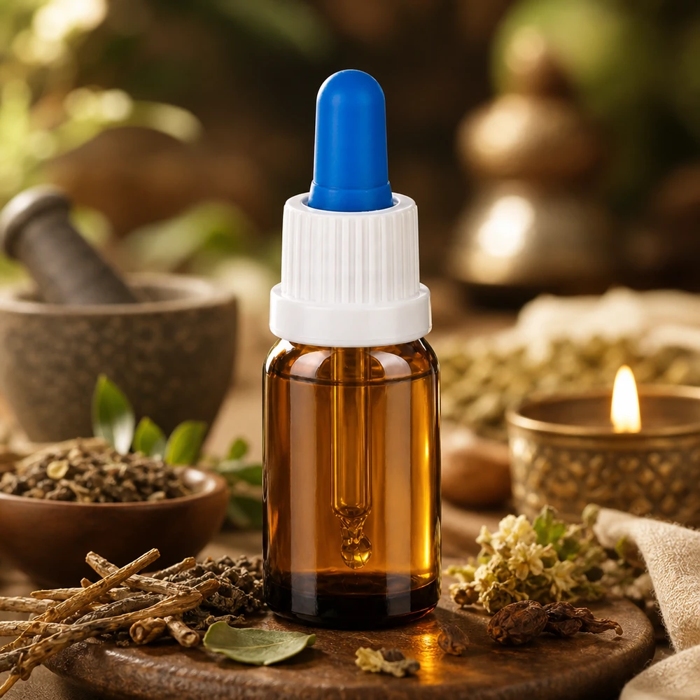 10ml pipettflaska vit/blå med säkerhetsförslutning BrownLine UT18/10 Exakt 10 ml pipettflaska BrownLine med blå spets för exakt droppdosering av oljor