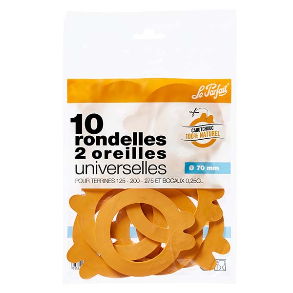Le Parfait® Super 10 tätningar Ø70 mm
