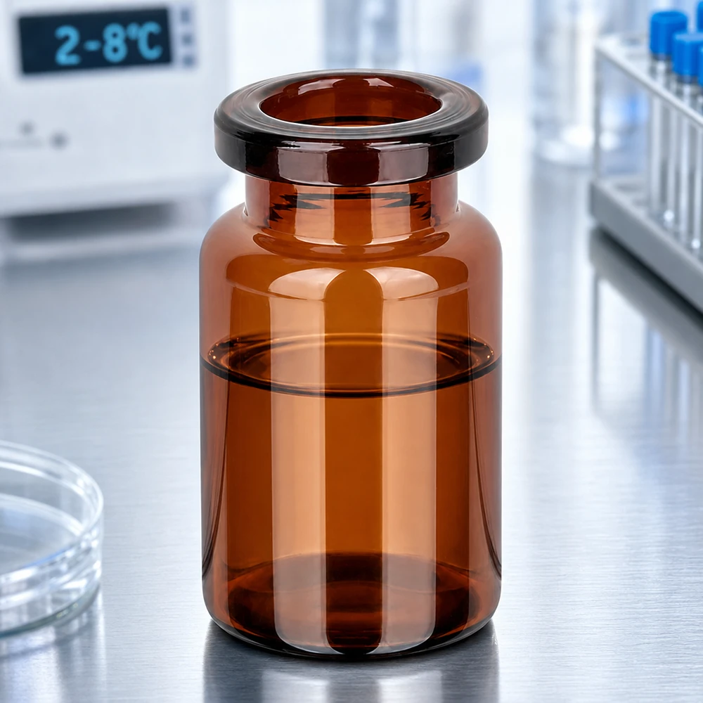 Injektionsflaska brunt glas 5ml Hochwertige Braunglas Vials 5ml für aseptische Abfüllung von Injektionspräparaten
