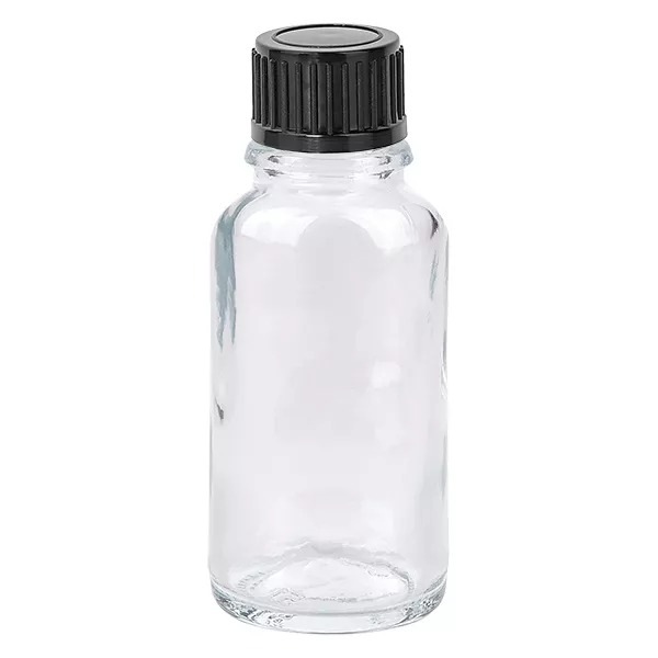 20ml flaska 11mm skruvkork svart standard ClearLine UT18/20 20ml flaska 11mm skruvkork svart standard ClearLine UT18/20