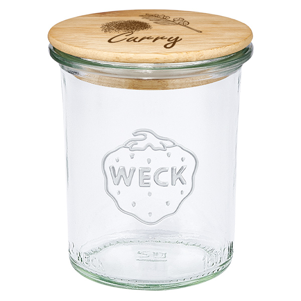 Trälock Curry med WECK-glas 160 ml Trälock Curry med WECK-glas 160 ml