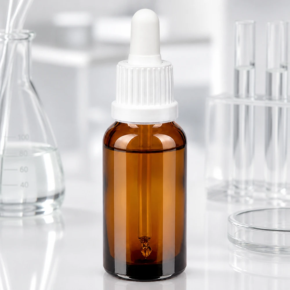 BrownLine pipettflaska 20 ml med UT18/20-gänga - exakt droppapplikation för laboratoriebruk