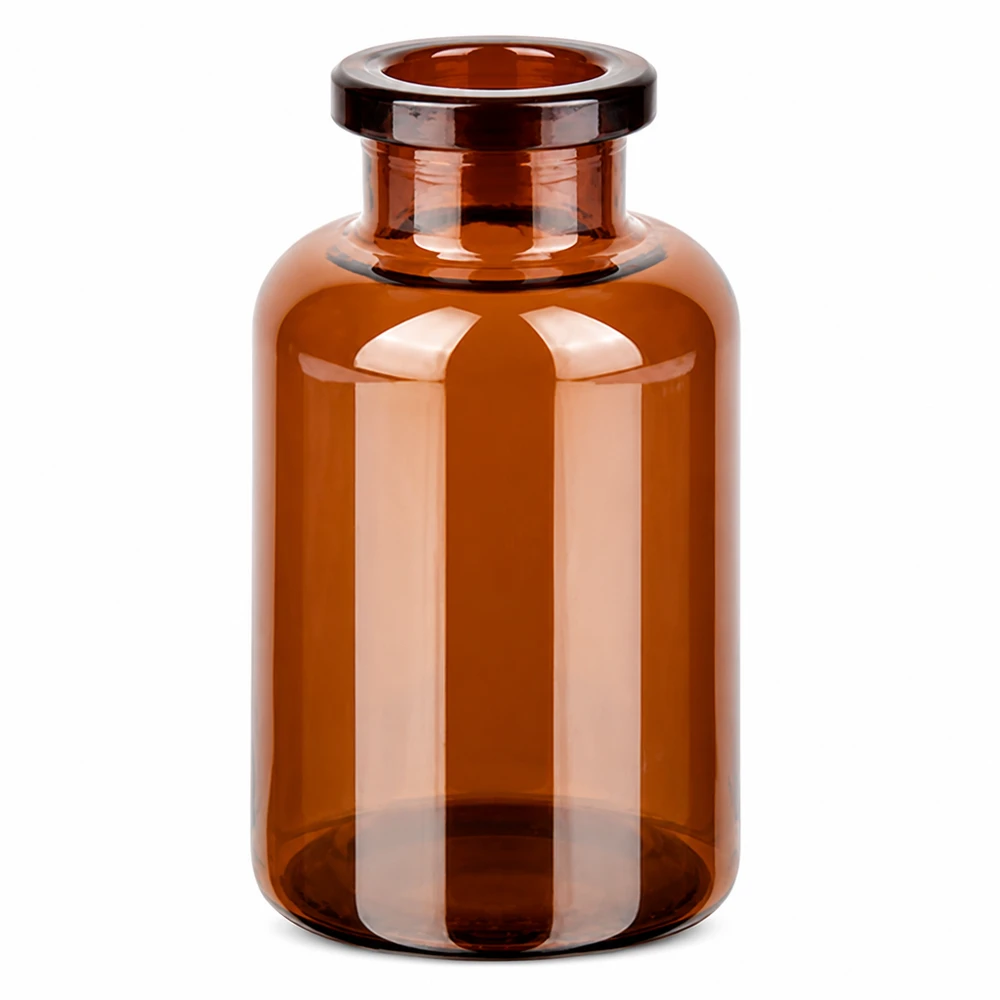 Injektionsflaska av bärnstensfärgat glas 20ml Braunglas Vial 20ml UV-geschützt für sterile Arzneimittelabfüllung geeignet