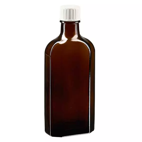 150 ml Meplat brunt skruvlock med hällring 150 ml Meplat brunt skruvlock med hällring