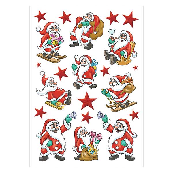 Klistermärke "Jultomten 1" (63 klistermärken) Klistermärke "Jultomten 1" (63 klistermärken)