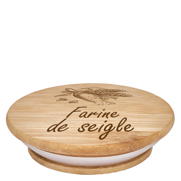Träställ farine de seigle för WECK RR100 Träställ farine de seigle för WECK RR100