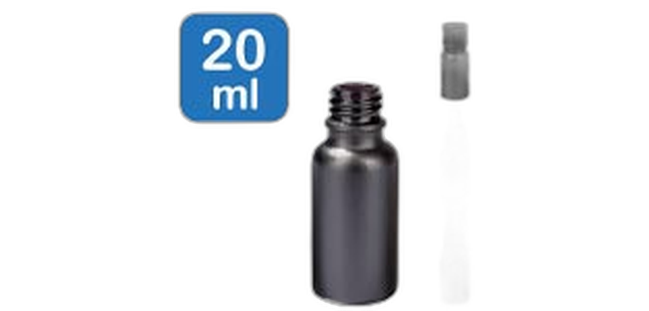 Apoteksflaskor BlackLine 20 ml UT18