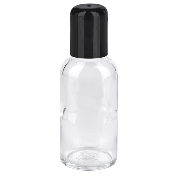 50ml roll-on flaska svart standardlock ClearLine UT18/50 50ml roll-on flaska svart standardlock ClearLine UT18/50