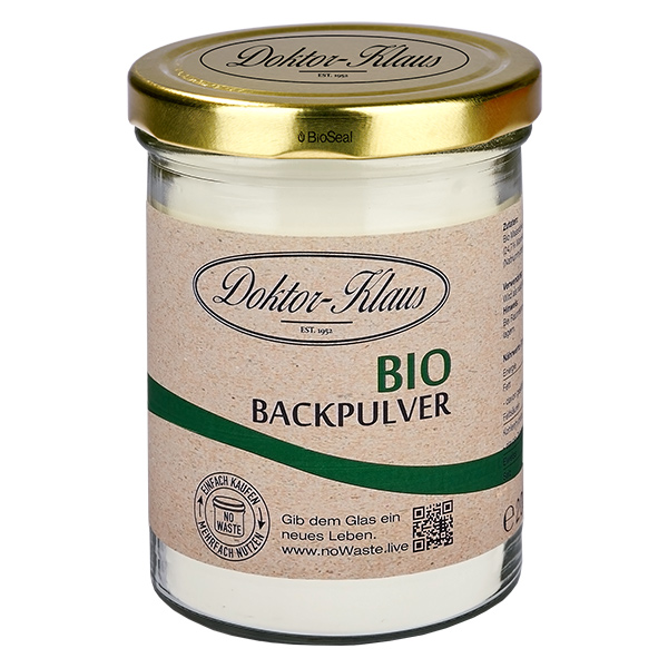Bakpulver ekologiskt 200g Doktor-Klaus noWaste Bakpulver ekologiskt 200g Doktor-Klaus noWaste
