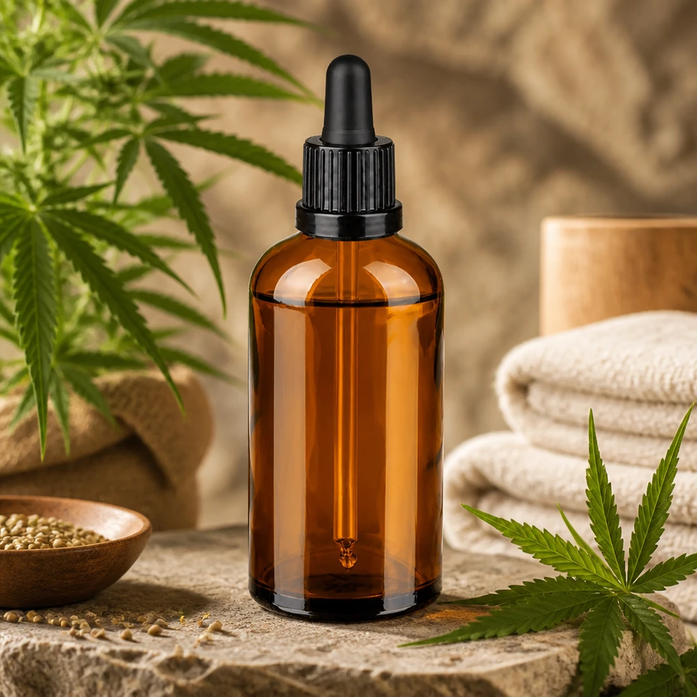 100 ml pipettflaska svart med säkerhetsförslutning BrownLine UT18/100 Brun 100 ml glasflaska med pipettlock för exakt droppapplicering i naturkosmetika