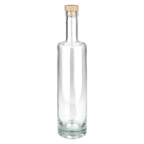 500 ml glasflaska Centurio med kork med trähandtag UNiTWIST®