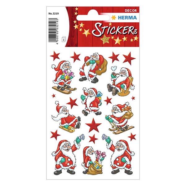 Klistermärke "Jultomten 1" (63 klistermärken) Klistermärke "Jultomten 1" (63 klistermärken)