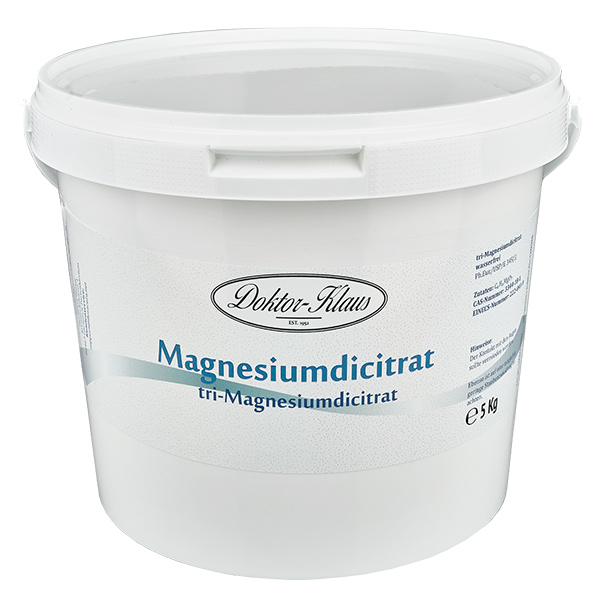 Tri-magnesiumdikitrat (vattenfritt) 5kg Doktor-Klaus Tri-magnesiumdikitrat (vattenfritt) 5kg Doktor-Klaus