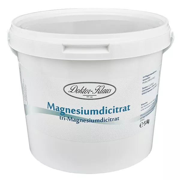 Tri-magnesiumdikitrat (vattenfritt) 5kg Doktor-Klaus Tri-magnesiumdikitrat (vattenfritt) 5kg Doktor-Klaus
