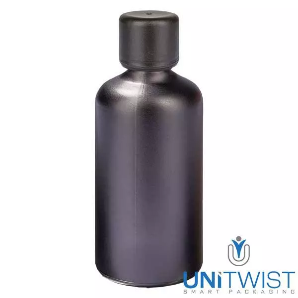 100ml flaska 6mm skruvkork med säkerhetsförslutning BlackL. UT18/100 100ml flaska 6mm skruvkork med säkerhetsförslutning BlackL. UT18/100
